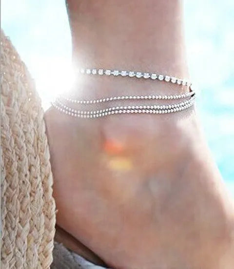 Butterfly Pendant Anklet