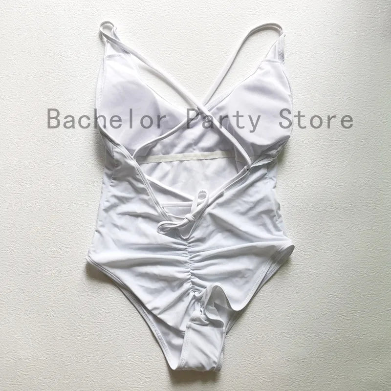 One Piece Sexy Padded Swimwear