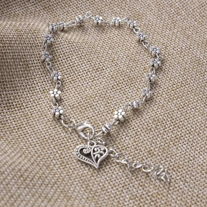 Butterfly Pendant Anklet