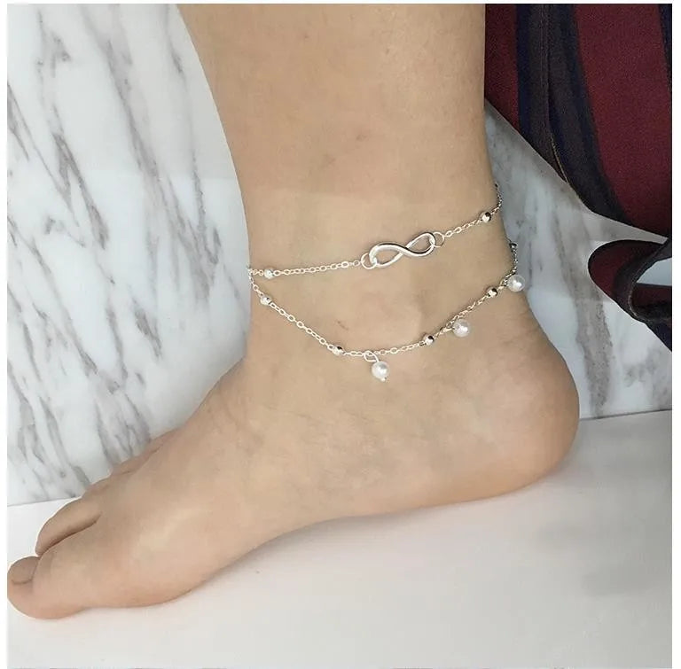 Butterfly Pendant Anklet