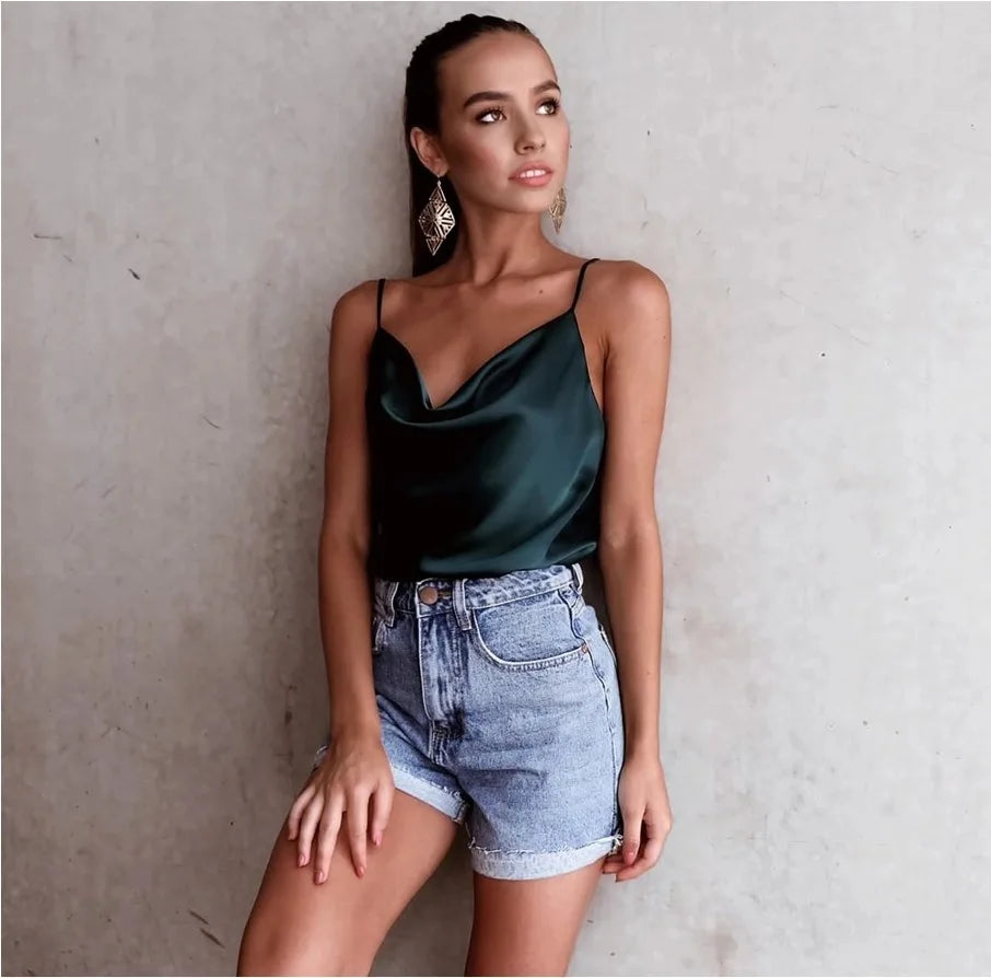 Silk Camisole Top