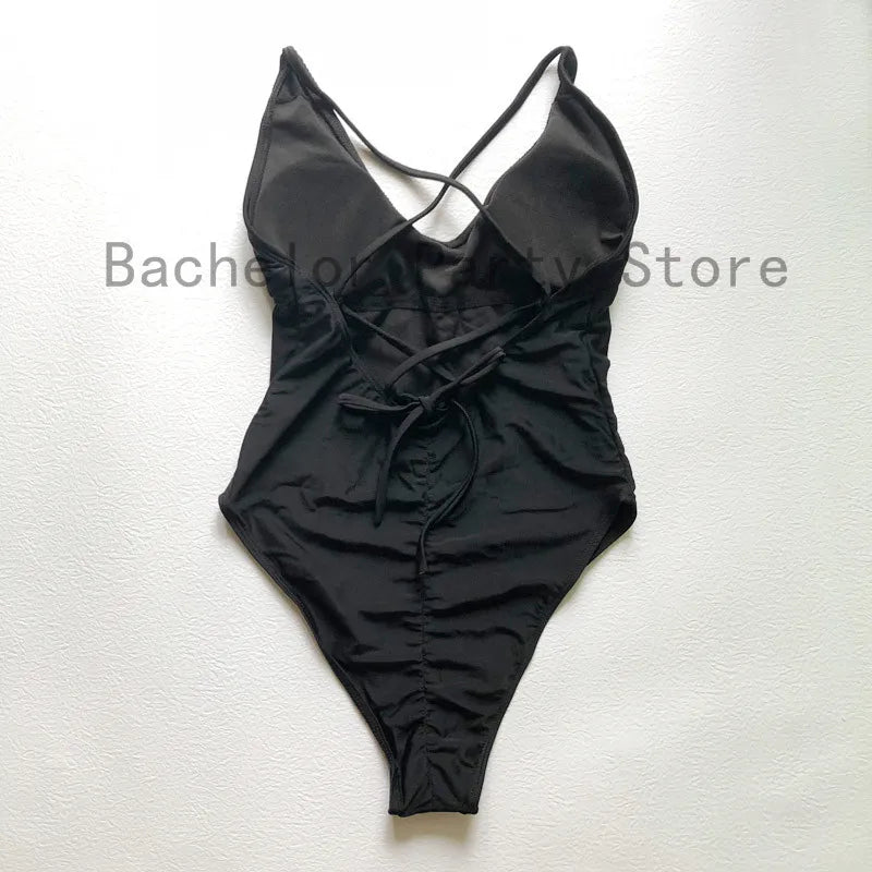 One Piece Sexy Padded Swimwear