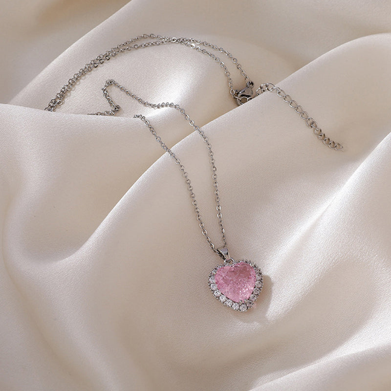 New Wine Red Cherry Gold Color Pendant