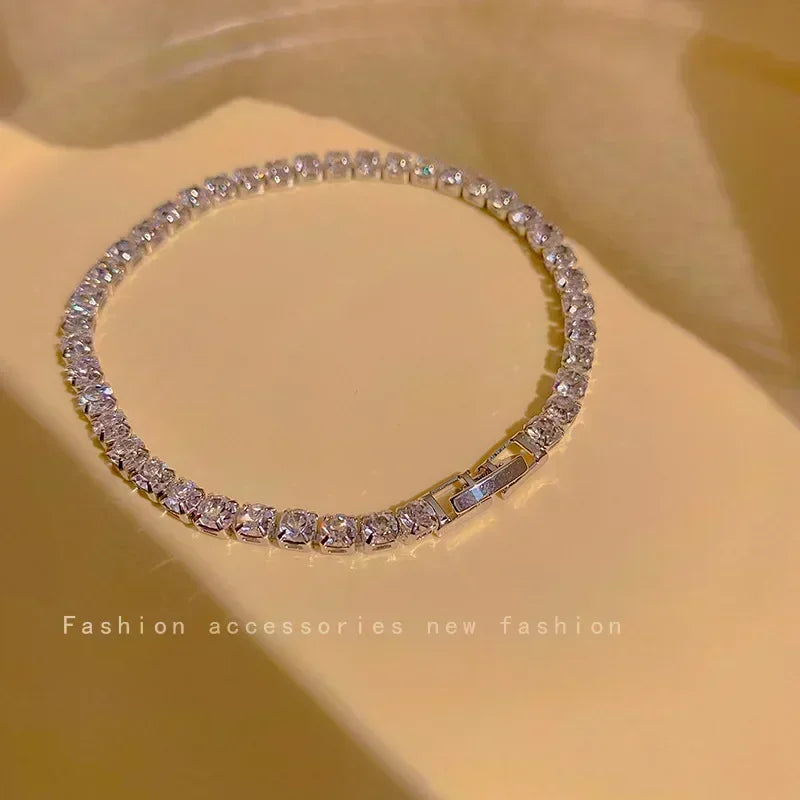 Exquisite Opal Tulip Zircon Bracelet