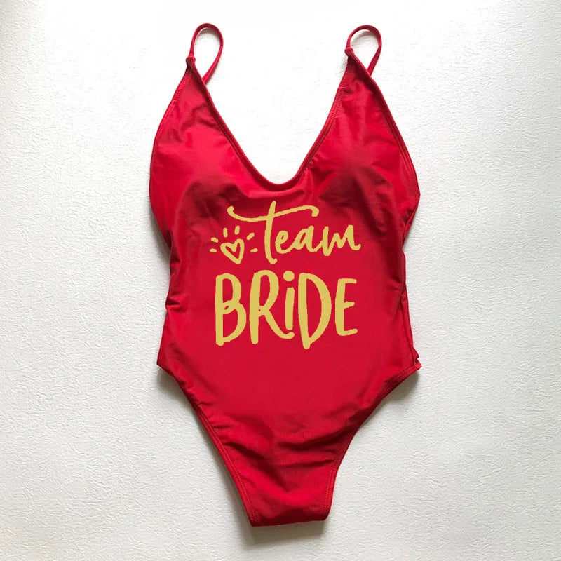One Piece Sexy Padded Swimwear