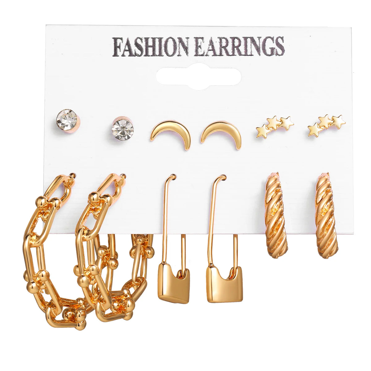 Boho Big Circle Hoop Earring Set