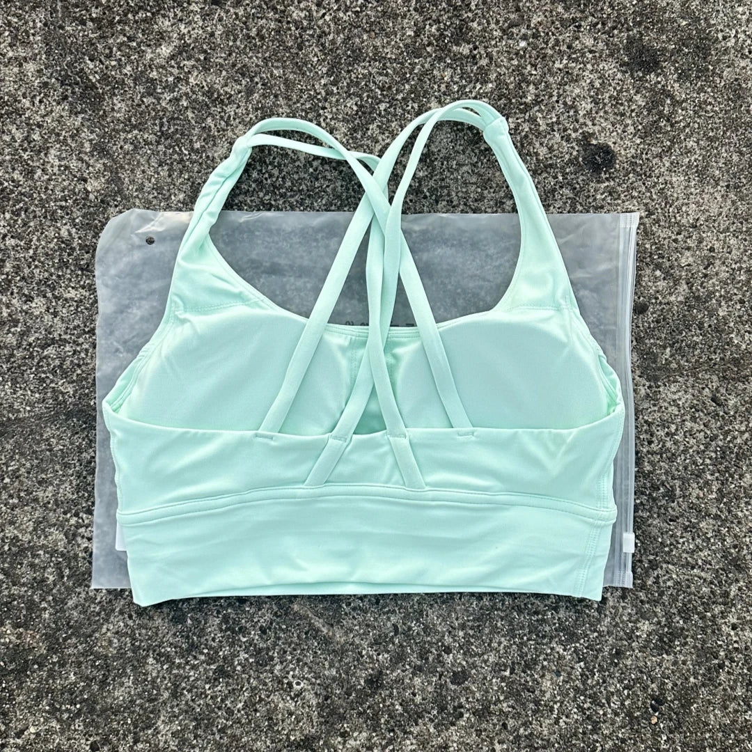 Solid Color Fitness Sport Bra