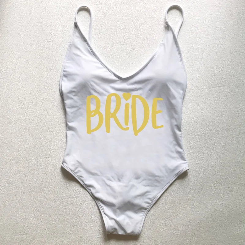 One Piece Sexy Padded Swimwear