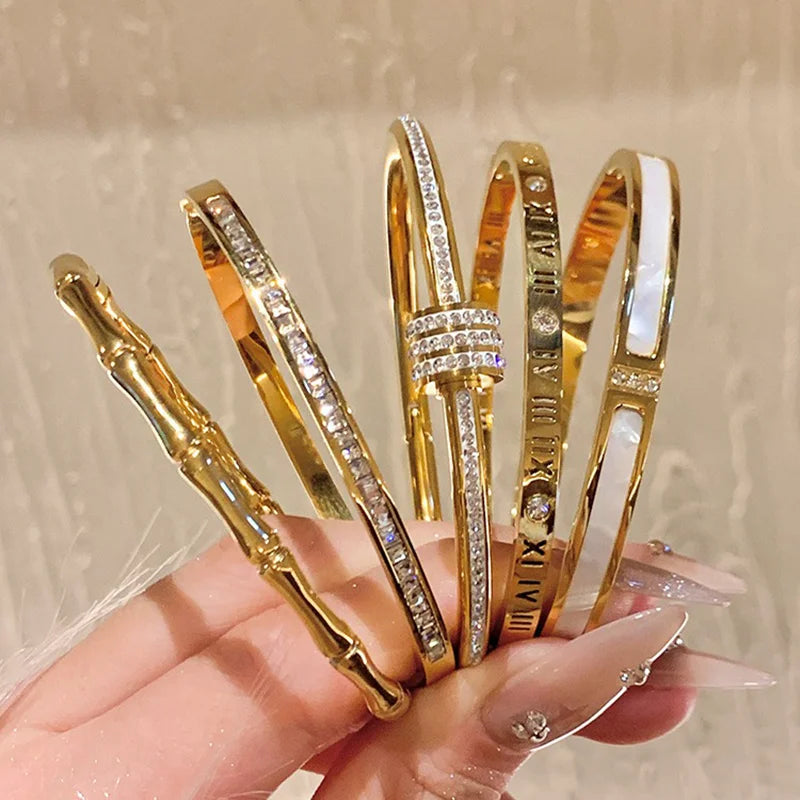 Korean Light Luxury White Shellfis Board Bracelet