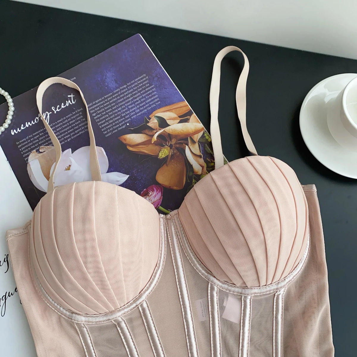 Solid Corset Lingerie Top