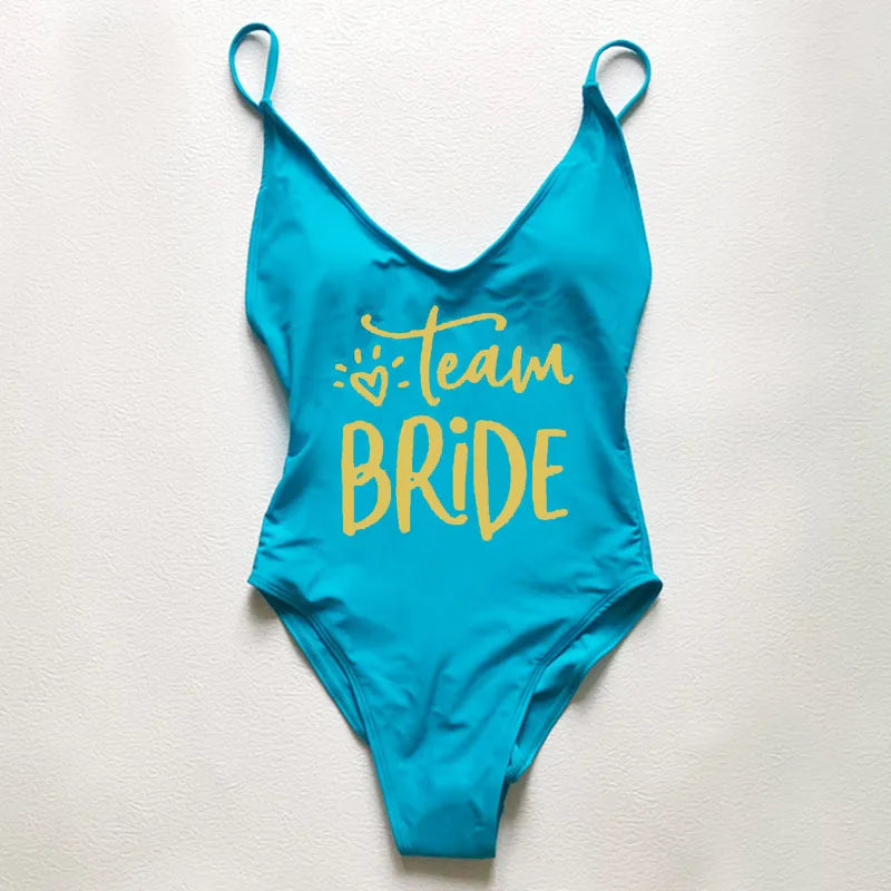 One Piece Sexy Padded Swimwear
