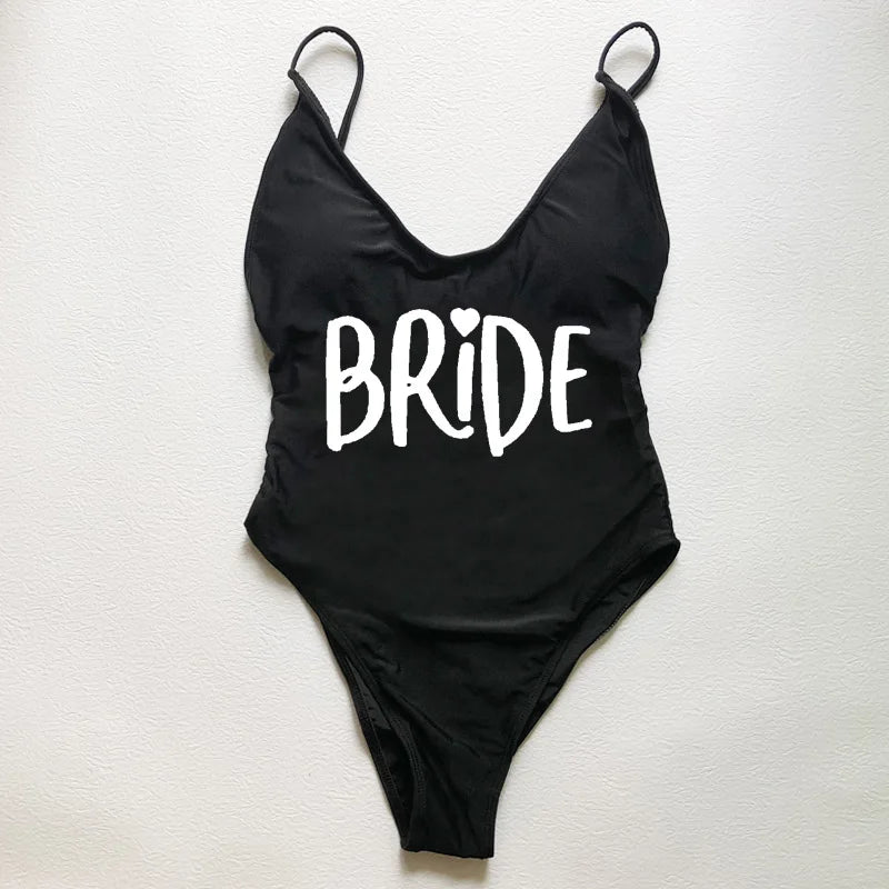 One Piece Sexy Padded Swimwear