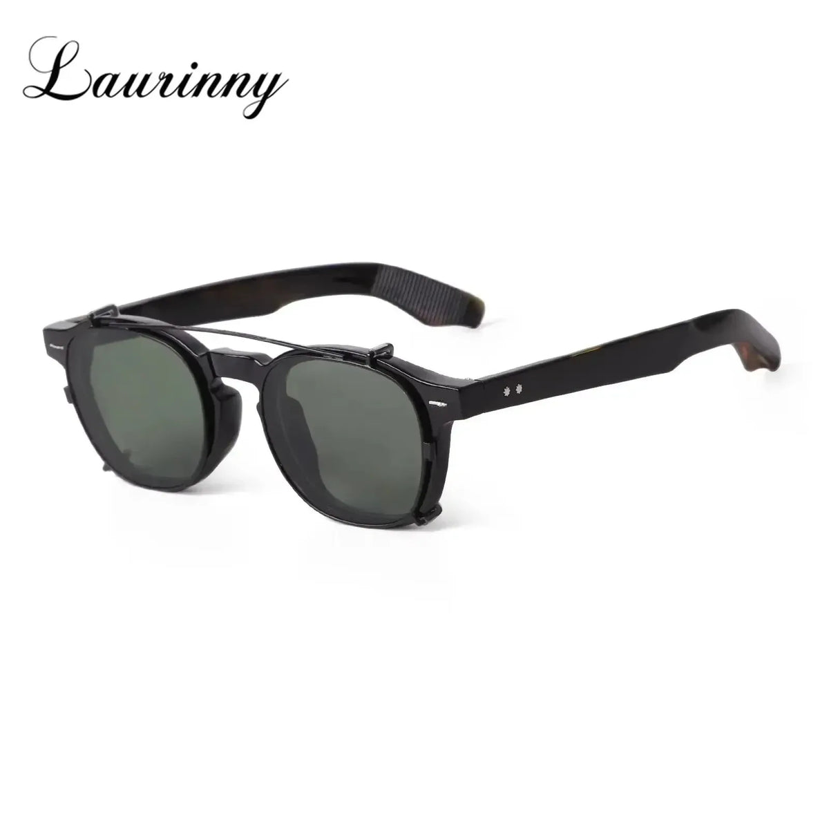 Vintage Rivet Steampunk Clip on Sunglasses