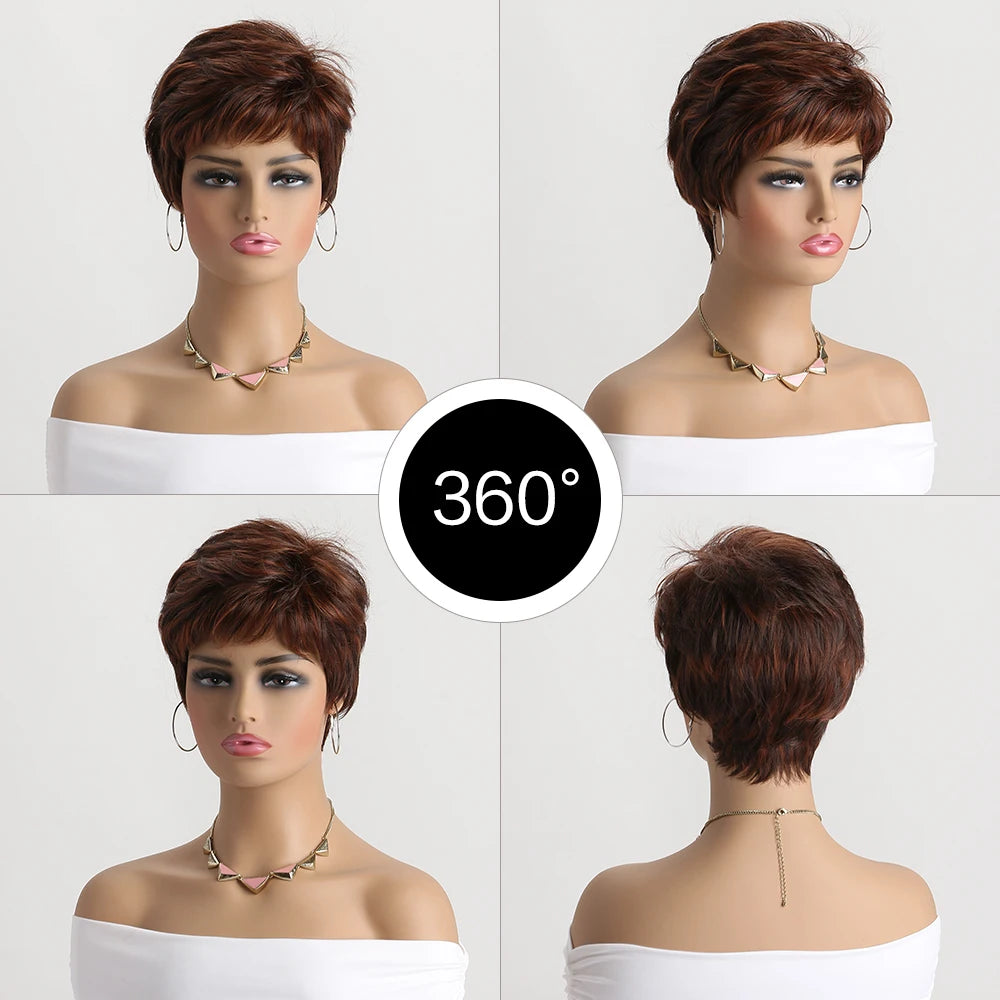 Natural Brown Wig