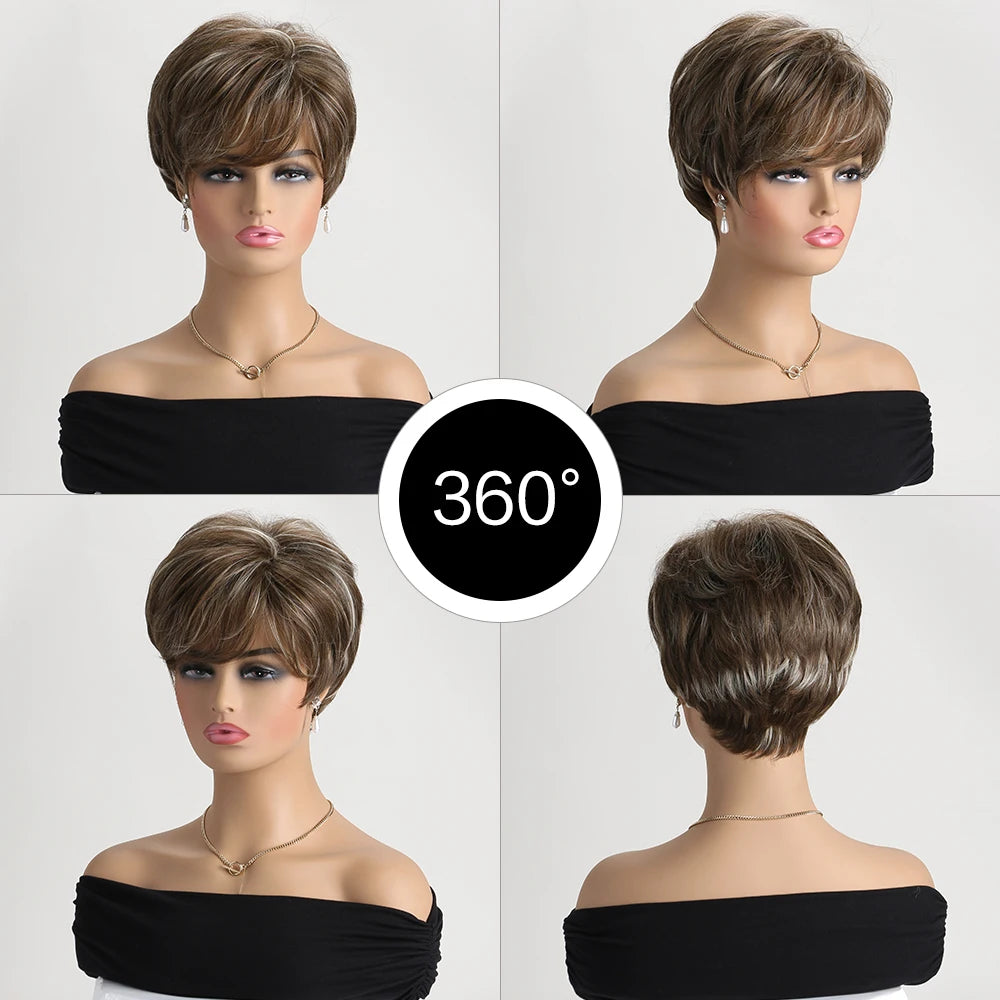 Natural Brown Wig