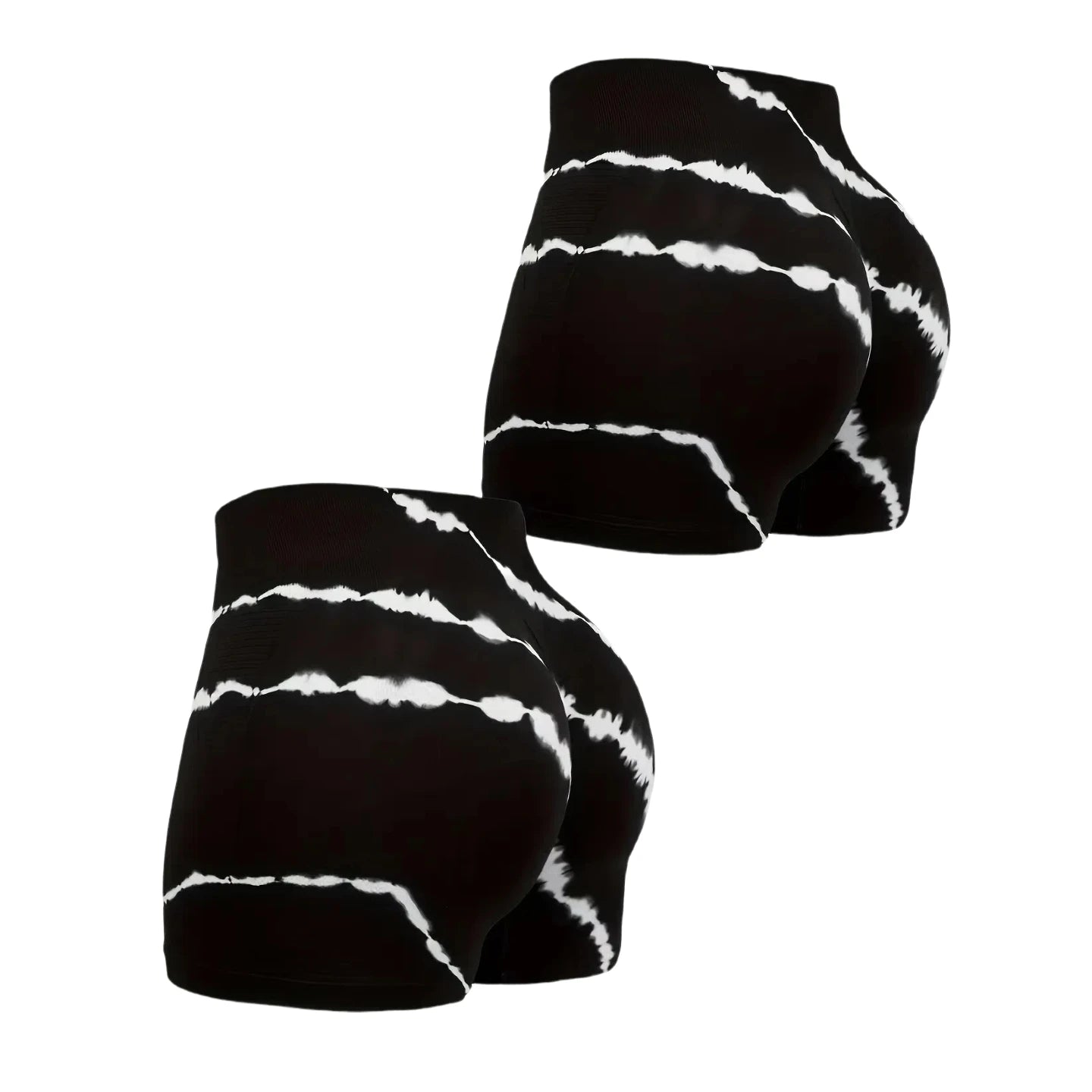 2pcs Women's High-Waisted Shorts