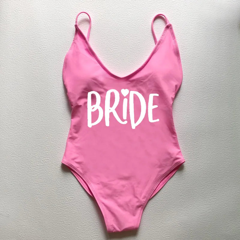 One Piece Sexy Padded Swimwear