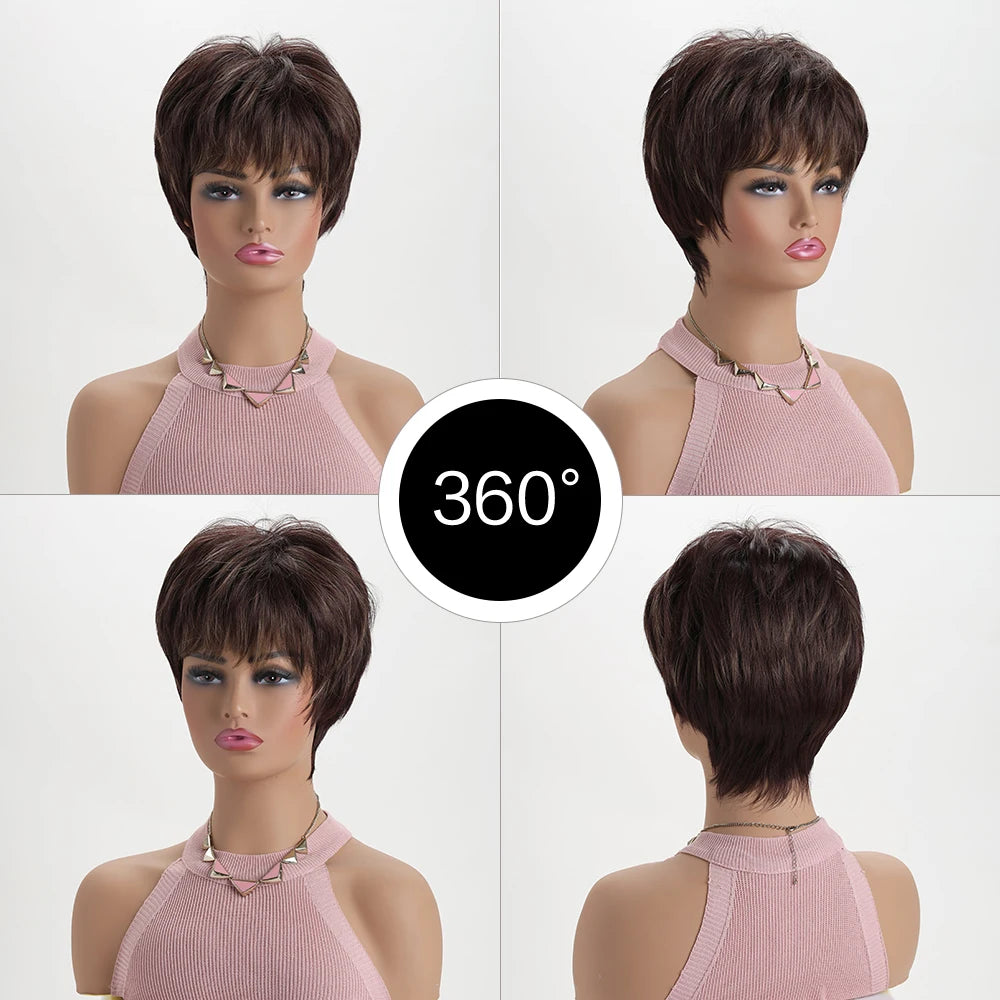 Natural Brown Wig