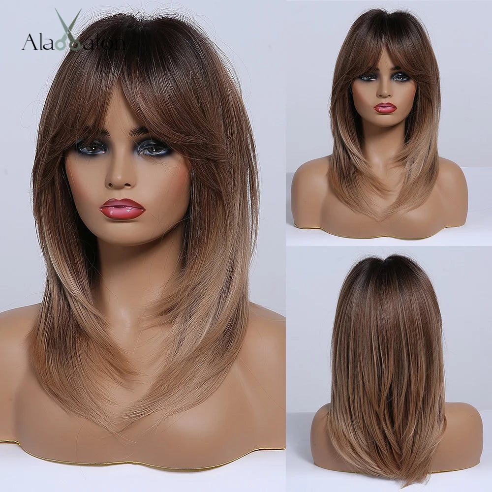 Galmora Layered Synthetic Wigs