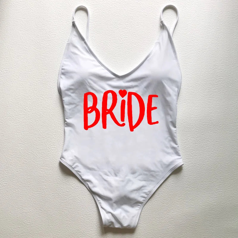 One Piece Sexy Padded Swimwear