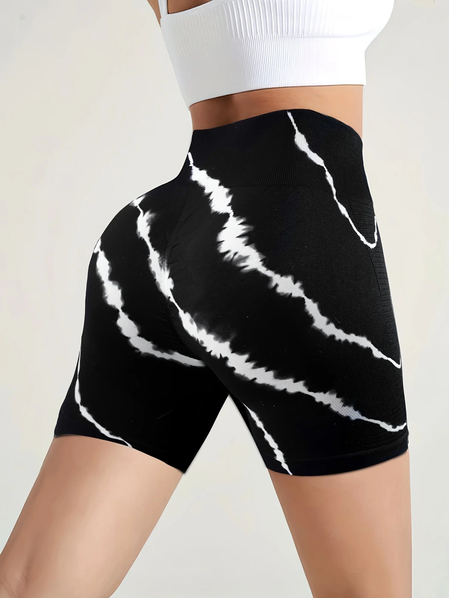 2pcs Women's High-Waisted Shorts