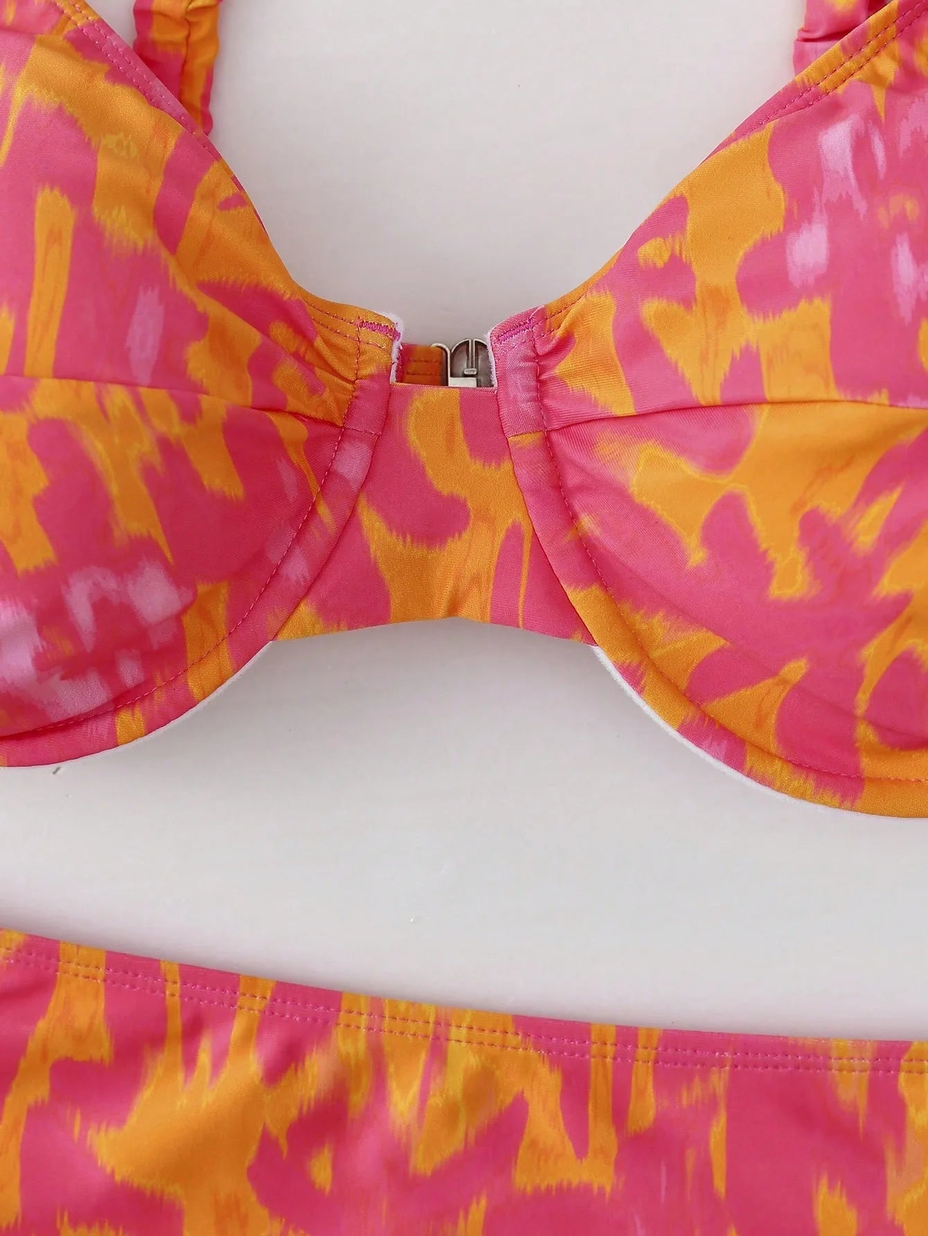 3 Piece Tied Plus Size Bikini Set