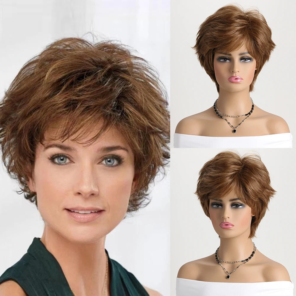 Natural Brown Wig