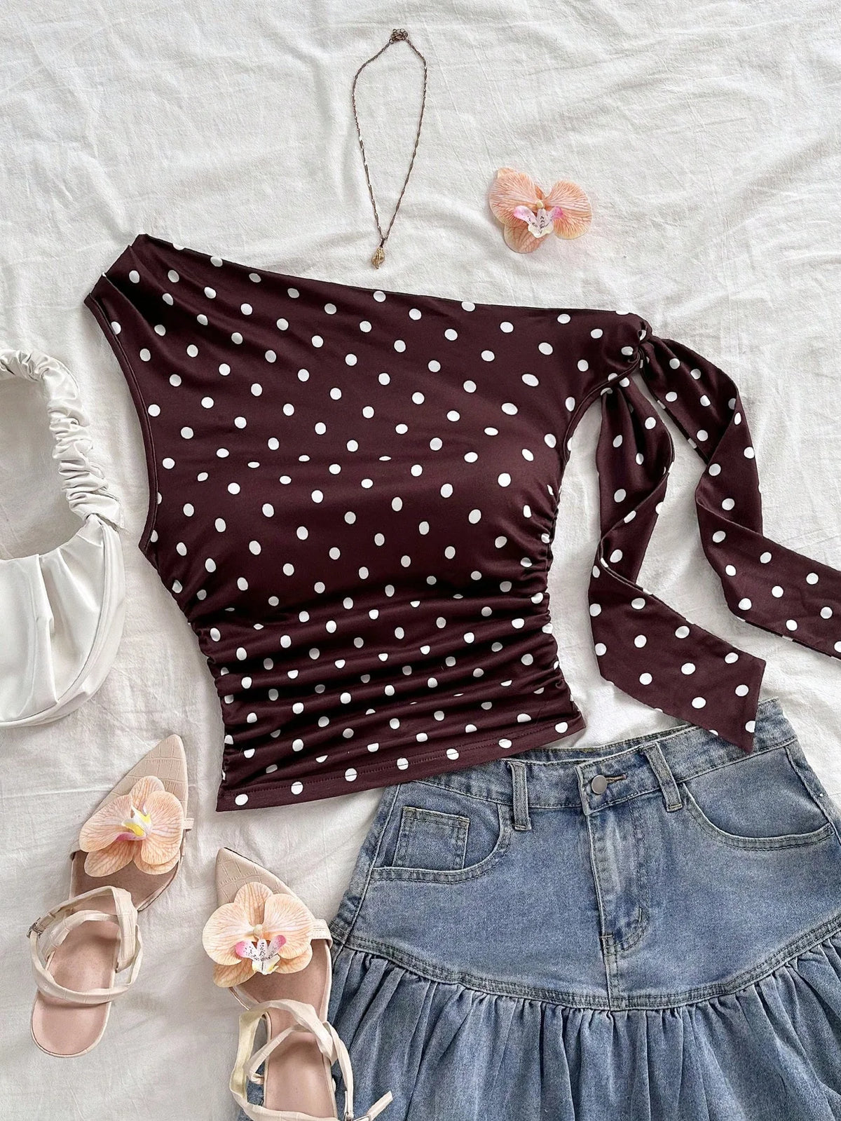 Polka Dot Short Top