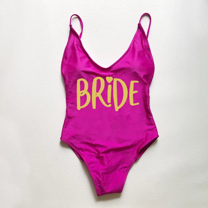 One Piece Sexy Padded Swimwear