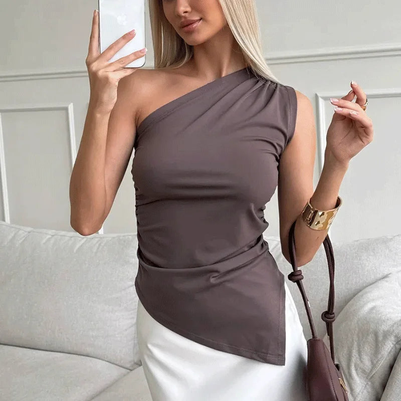 Off Shoulder Split Tops