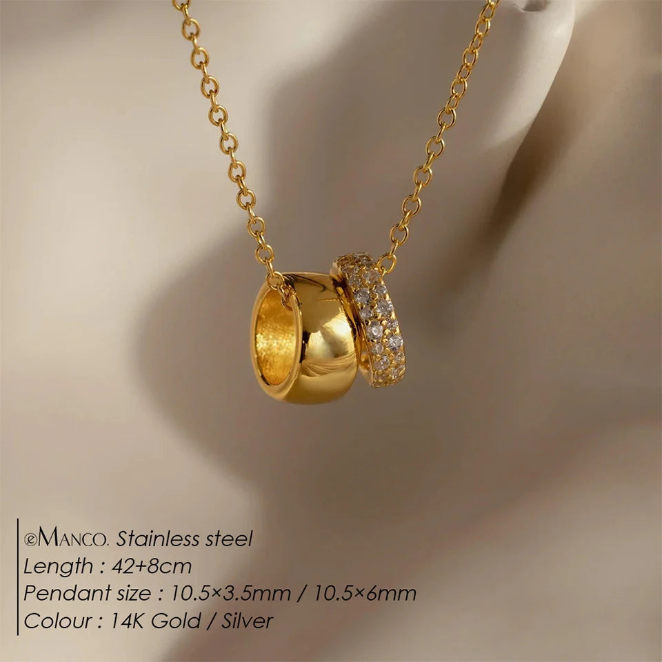 Stainless Steel Ring Pendant