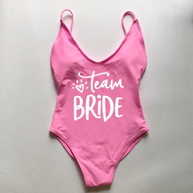 One Piece Sexy Padded Swimwear
