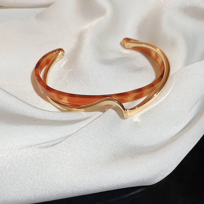 Korean Light Luxury White Shellfis Board Bracelet