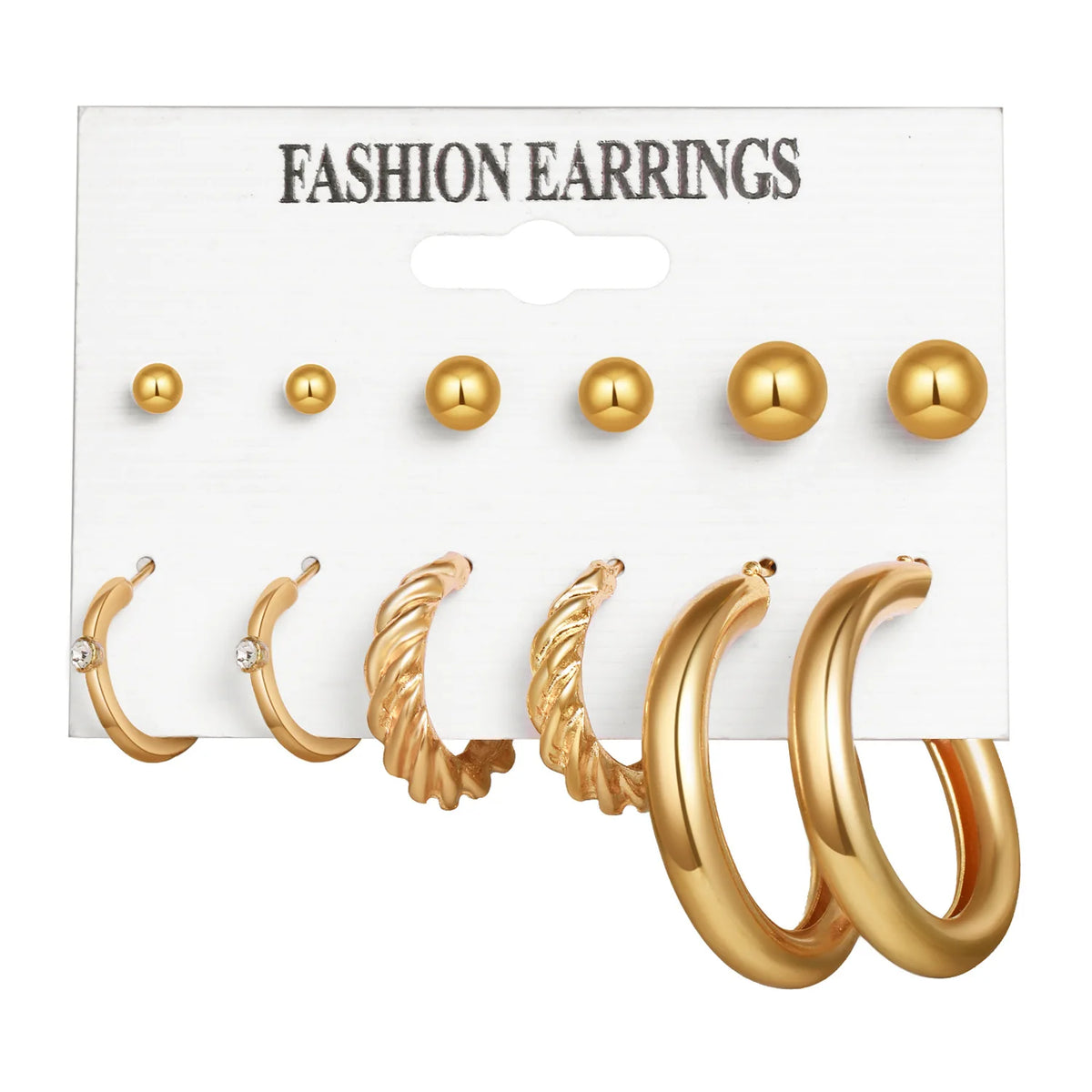 Boho Big Circle Hoop Earring Set