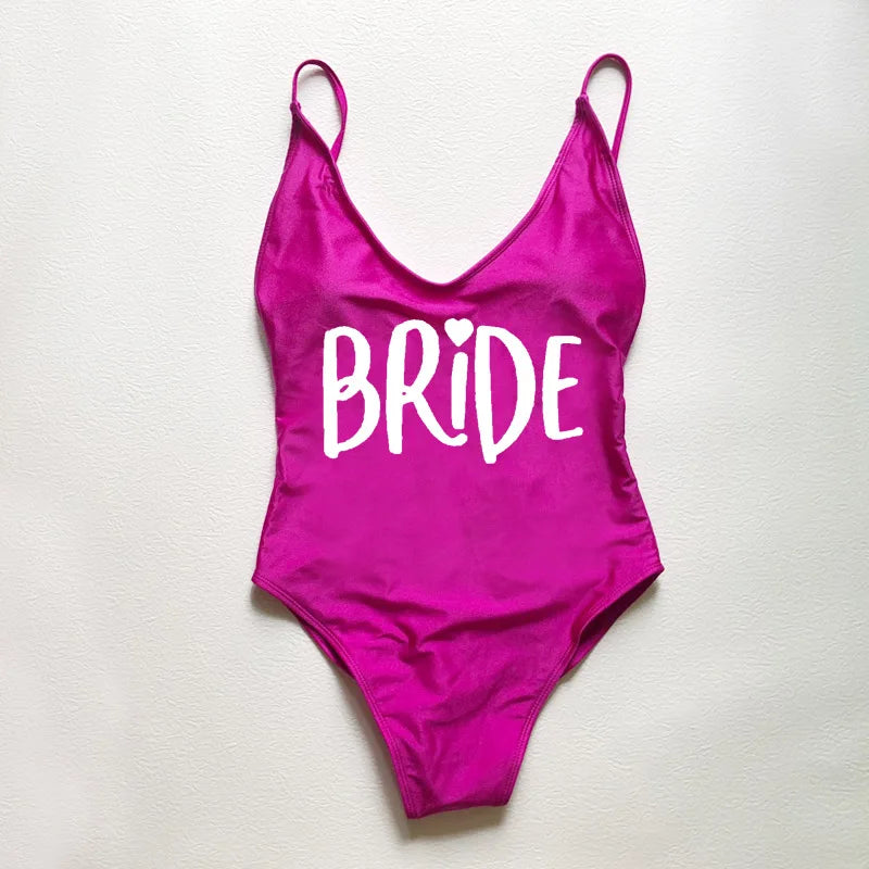 One Piece Sexy Padded Swimwear