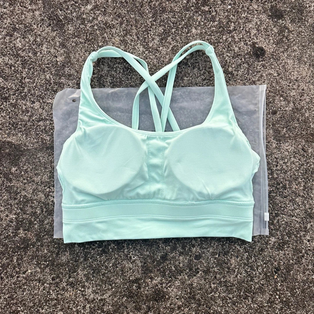 Solid Color Fitness Sport Bra