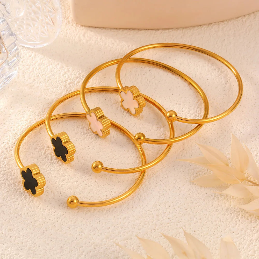 Korean Light Luxury White Shellfis Board Bracelet