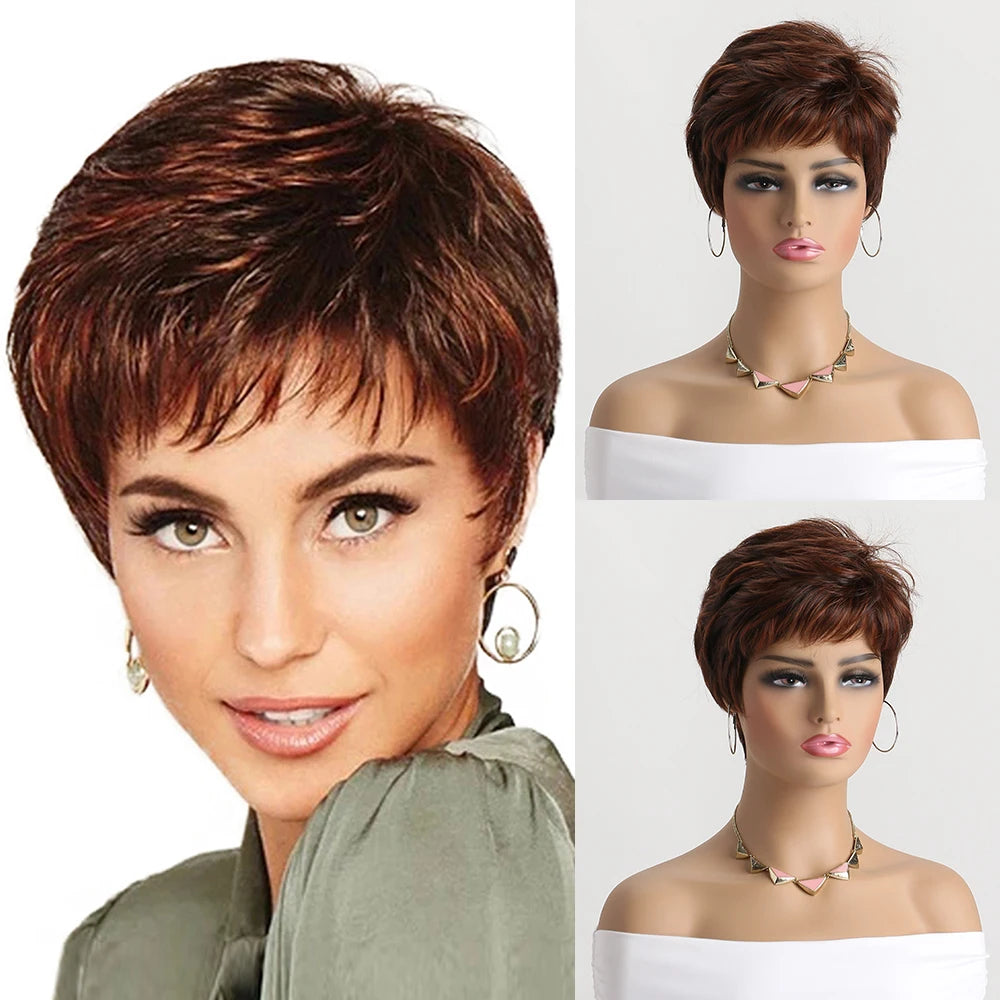 Natural Brown Wig