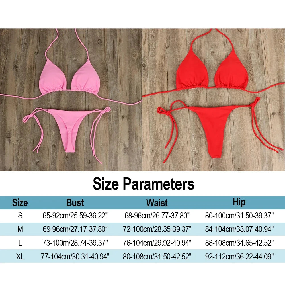 2 Pcs/Set Bikini Set