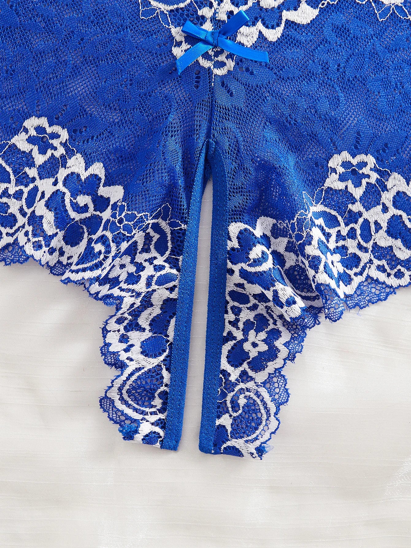 Lace Contrast Color Lingerie