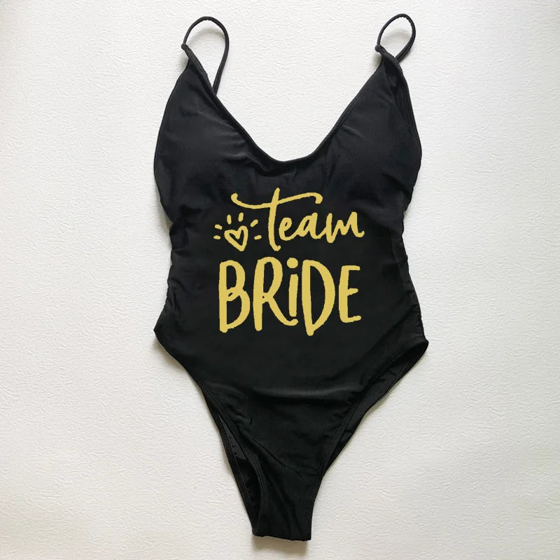 One Piece Sexy Padded Swimwear