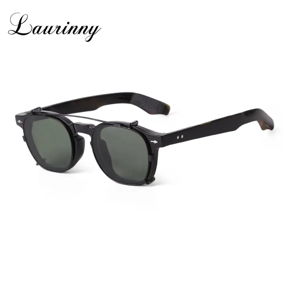 Vintage Rivet Steampunk Clip on Sunglasses