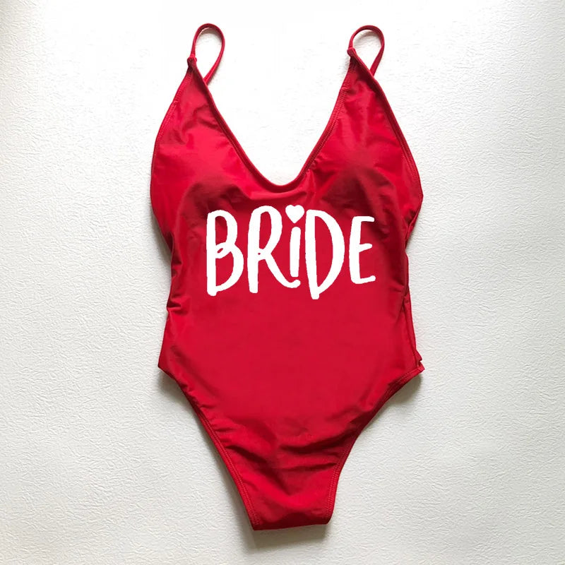One Piece Sexy Padded Swimwear