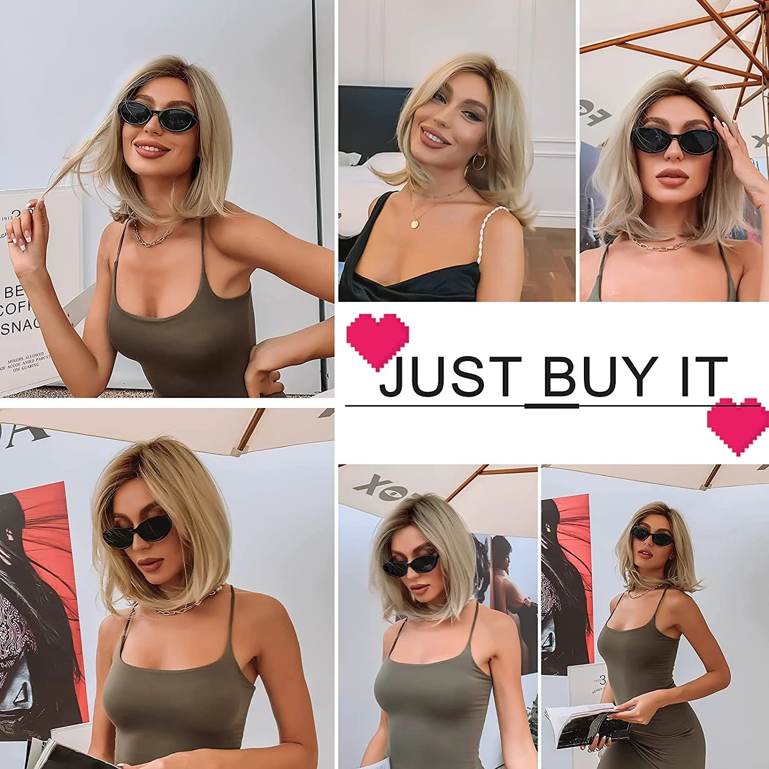 Galmora Layered Synthetic Wigs