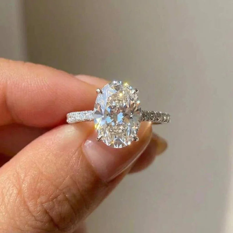 925 Sterling Silve Zircon Stone Rings