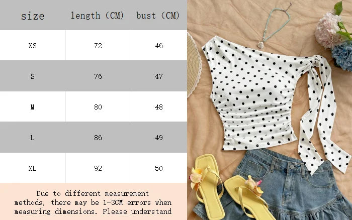 Polka Dot Short Top