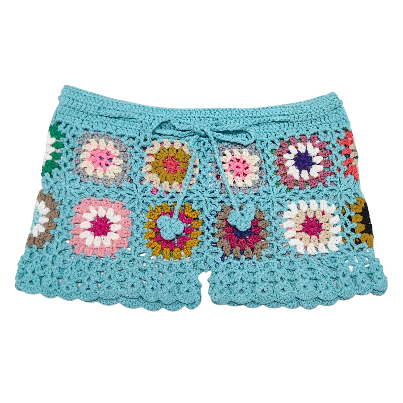 Women Knit Crochet Beach Shorts