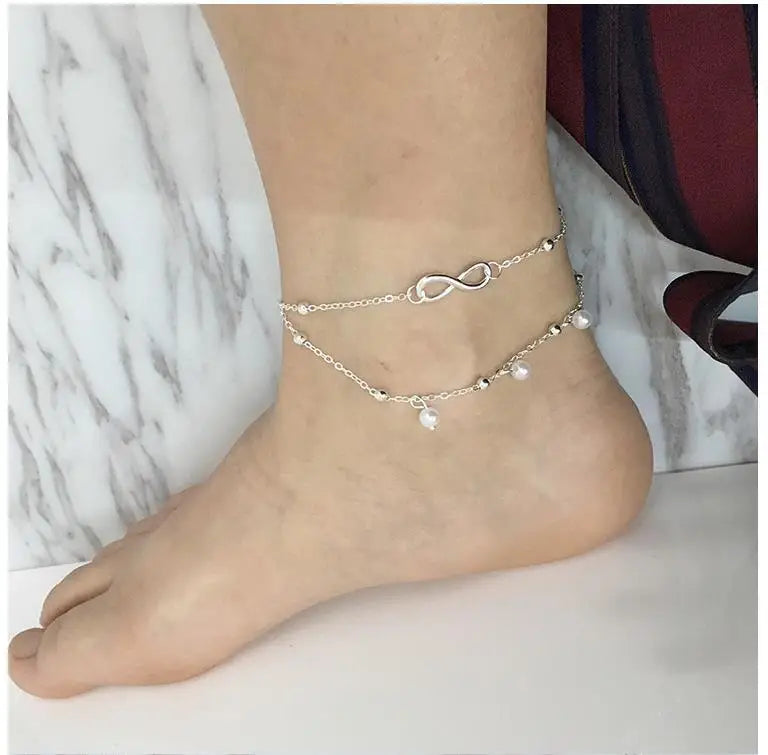 Butterfly Pendant Anklet