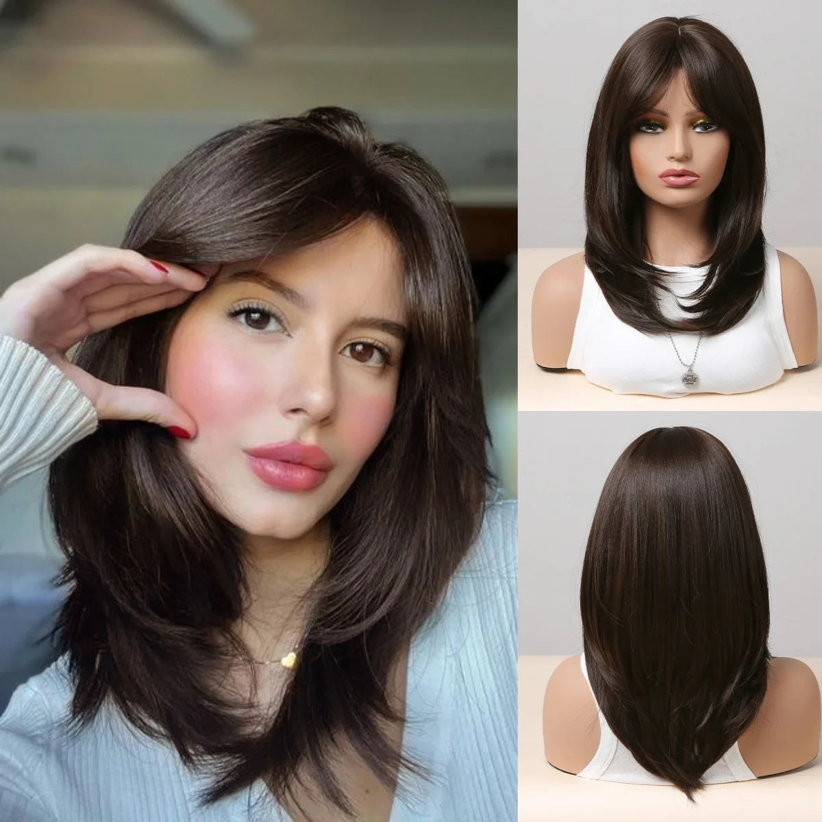 Galmora Layered Synthetic Wigs