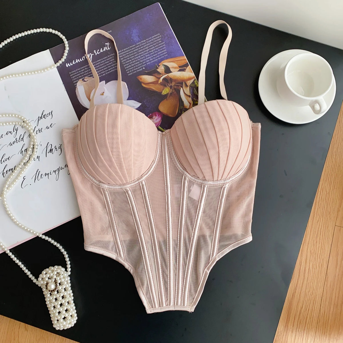 Solid Corset Lingerie Top